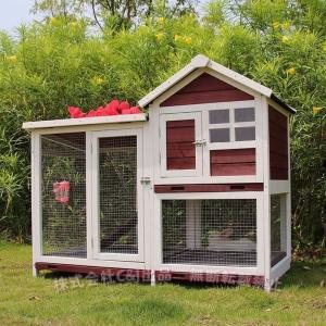 ペットケージ 小動物ケージ ウサギケージ 屋外 木製 鶏小屋兼用 ラビットケージ C&Jコージーキャビン 扉付き しっかり頑丈 通気性 掃除しやすい 飼育に便利