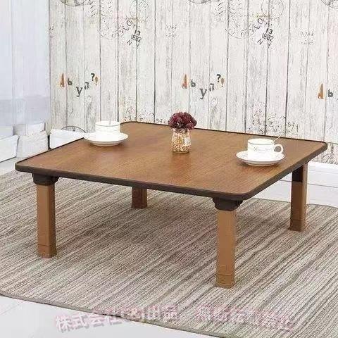 折りたたみテーブル 小型 長方形 木目調 おしゃれ 円卓 ローテーブル C&amp;J 折れ脚テーブル 40...