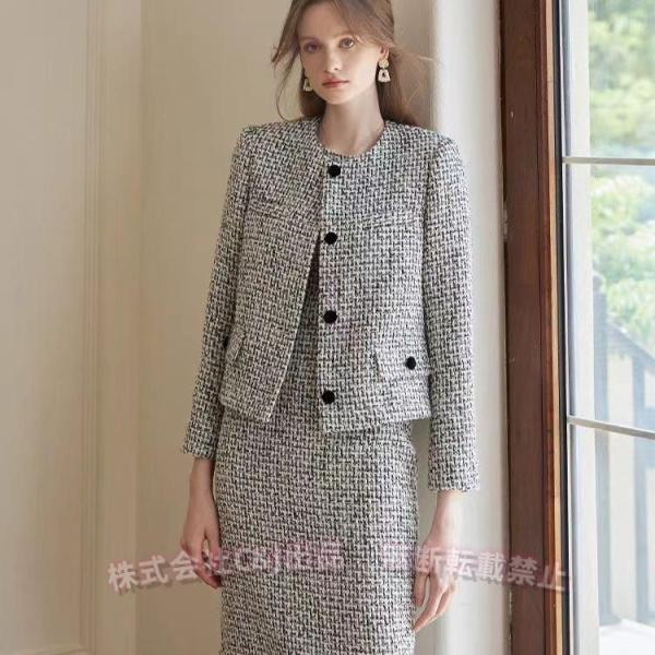 ワンピーススーツ セットアップ フォーマル ジャケット セレモニースーツ 結婚式 上品 叔母 60代...