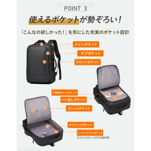 ビジネスリュック メンズ リュックサック ビジ...の詳細画像5