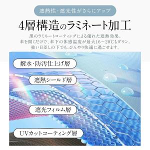傘 日傘 雨傘 折りたたみ 形状記憶 遮光率1...の詳細画像3
