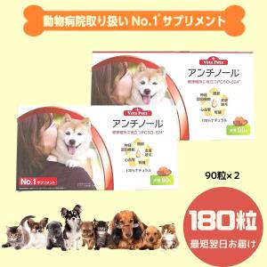 【180粒】【あす楽】アンチノール 犬用サプリメント 90粒×２箱｜lifemall