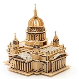 パズル ウッドパズル 木組み ロシア正教会 聖イサアク大聖堂 :lmKGM-4