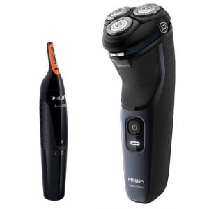 フィリップス シェーバー S3000シリーズ ＋鼻毛/耳毛カッター PHILIPS S3134/57 鼻毛/耳毛カッター NT1152付き