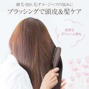 ヘアブラシ くし 薄毛 細い髪 少ない髪用 地...の詳細画像4