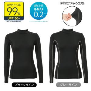 アンダー シャツ ラッシュガード UV 首あり...の詳細画像3