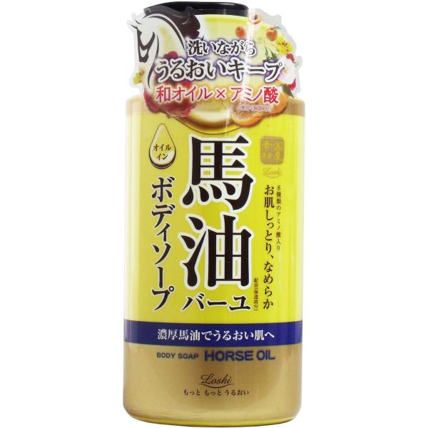 ロッシモイストエイド 馬油オイルインボディソープＢＮ ４５０ｍＬ