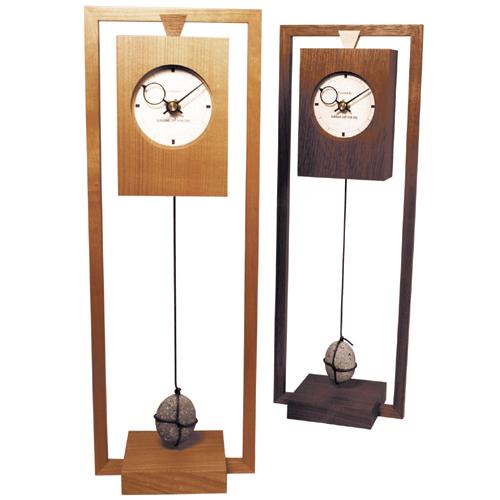 アンティーク 振り子時計 木製 置き時計 -ストーンクロック-