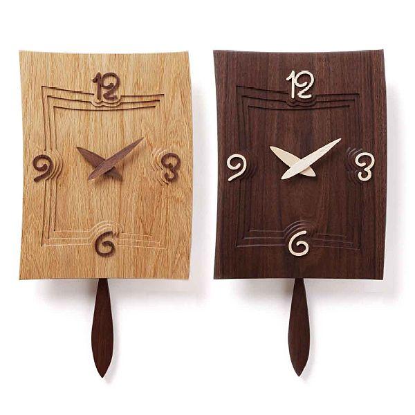 振り子時計 木製 レトロ 壁掛け時計 壁掛時計 -メイズ-