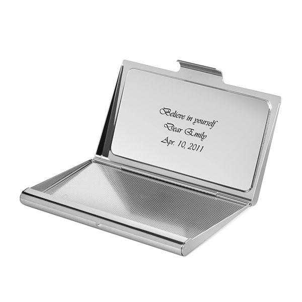 名入れ プレゼント カードケース シャイニーゴールド 名刺入れ