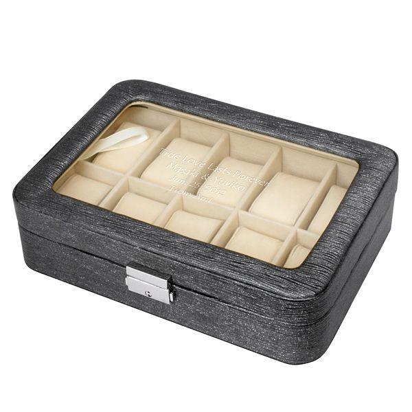 名入れ プレゼント ウォッチボックス ブラックL 時計ケース