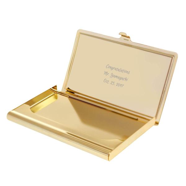 名入れ プレゼントカードケース 名刺入れ ウォルナット クリスマスプレゼント 名前入り オシャレ カ...