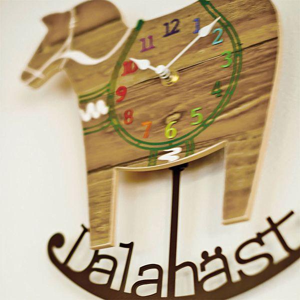 振り子時計 木馬 振子時計 壁掛け時計 Dalahast