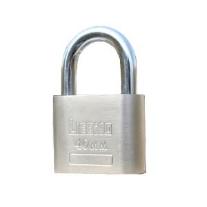 ステンレス南京錠(鍵3本付) 硬化鋼 汎用 鍵で施錠