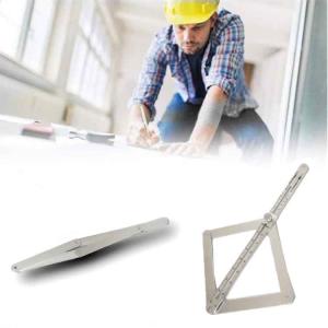 多機能スケール 角度計 分度器 アルミ合金 防錆に強い