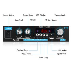 Bluetooth5.0対応 2chオーディオ...の詳細画像5