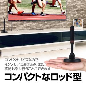 室内アンテナ テレビアンテナ ポータブル 4K...の詳細画像1