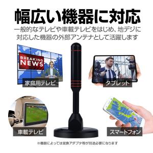 室内アンテナ テレビアンテナ ポータブル 4K...の詳細画像5