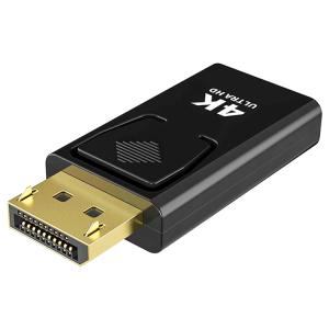 DisplayPort⇒HDMI 変換アダプタ 4K×2K対応 DPオス→HDMIメス PC画面の外部出力に 小型軽量 電源不要 ウルトラHD ディスプレイポート変換コネクタ LP-DPTOHD4K｜ライフパワーショップ