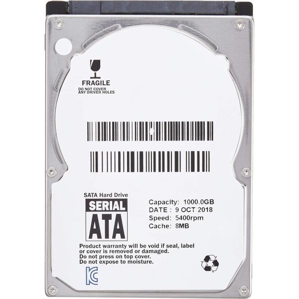 1TB 2.5インチ S-ATA HDD 5400rpm 1TB 8MB SATA ノートパソコン用...
