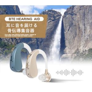 補聴器 集音器 USB充電式 耳掛け式 デジタ...の詳細画像1