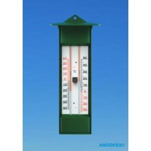 安藤計器 水銀ゼロ U字型最高最低温度計 AU-4050GR （-40〜50