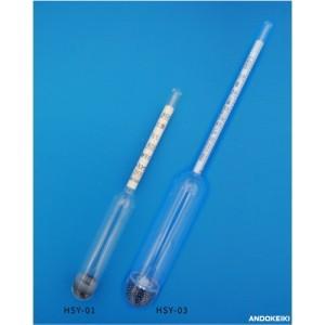 安藤計器 フラックス比重計 （比重浮秤） HSY-00 （0.800〜0.850