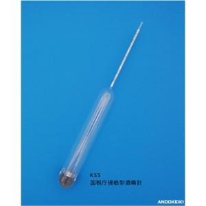 安藤計器 国税庁規格型酒精計 （酒精度浮秤） KSS-16 （75〜80）