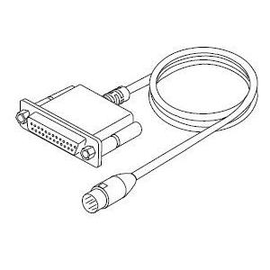 A＆D RS-232Cケーブル 2m （DIN-25P） AX-KO577A-200｜lifescale