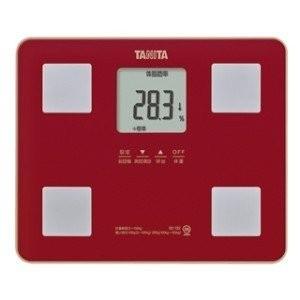TANITA 体組成計 タニタ BC-210-RD 体重計 音声案内 レッド 音声