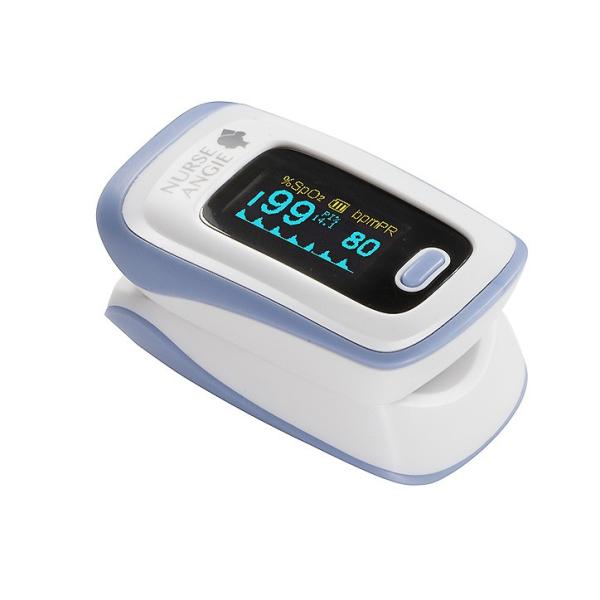 CUSTOM カスタム 酸素飽和度メータ パピッとパルスオキシメータ （サックスブルー） PLS-0...