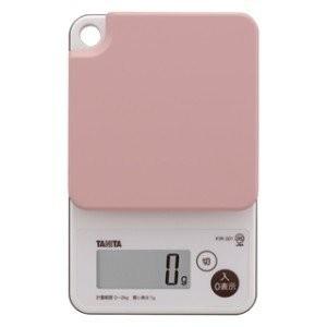 タニタ デジタルクッキングスケール （ピンク） KW-201 （秤量：2kg）｜lifescale