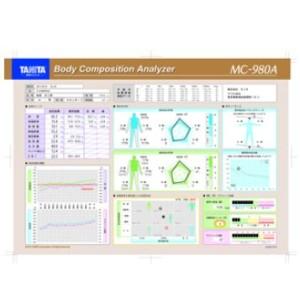 タニタ MC-980Aシリーズ 専用印刷台紙 MC-980A-01｜lifescale