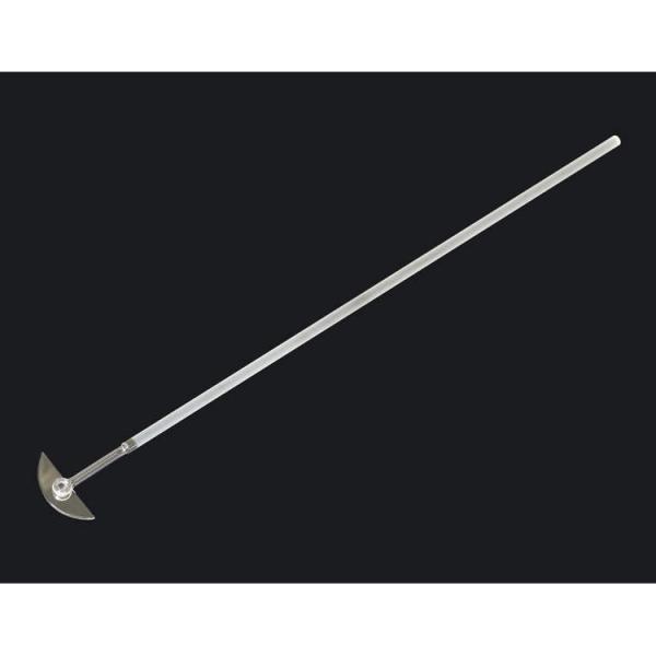 ガラス製撹拌棒 半月型 3362-8/80