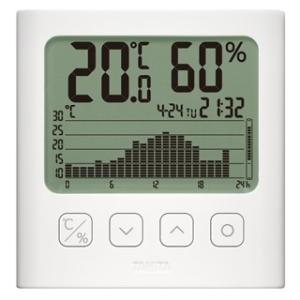 タニタ グラフ付きデジタル温湿度計 TT-581 （-9.9〜50℃）｜lifescale