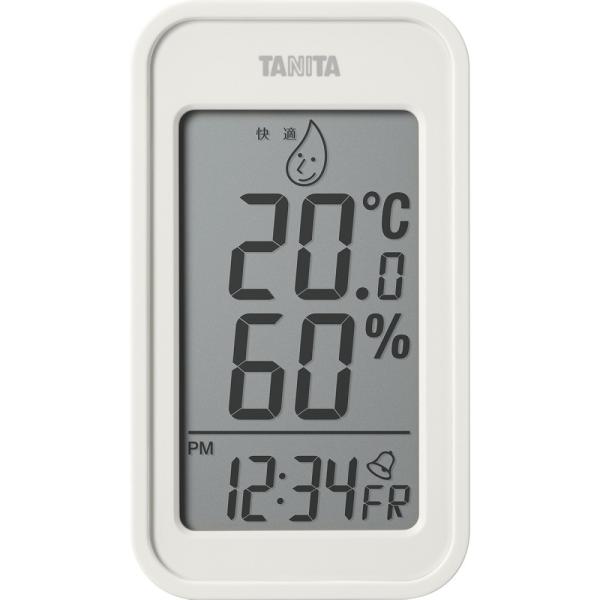 タニタ デジタル温湿度計 （アイボリー） TT-589-IV （-5〜50℃）