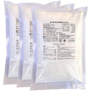 熊本製粉 菓子用 米粉 超微粉末 (300g×3個) セット 国産 うるち米 100%使用｜lifeshop0201