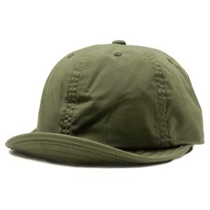 ベーシックエンチ Teflon Umpire Cap ショートつば はっ水 手洗い UVカット アンパイヤキャップ ビッグサイズ オリーブ/｜lifeshop369