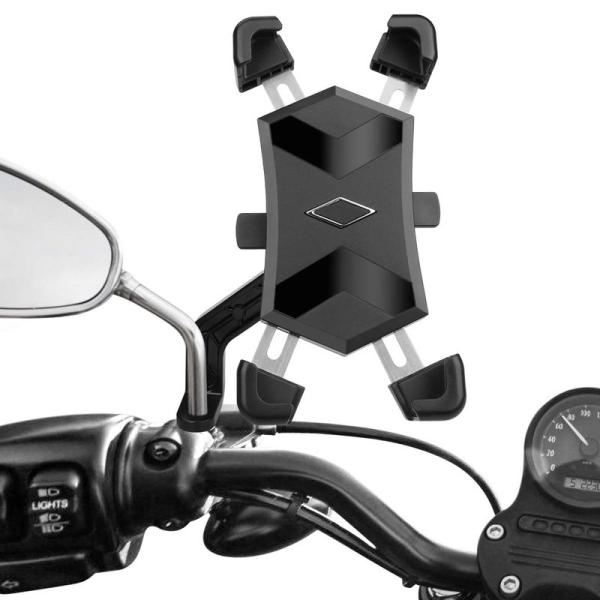 HASAGEI 自転車 スマホ ホルダー バイク用 携帯ホルダー 2020最新改良 自動ロック 片手...