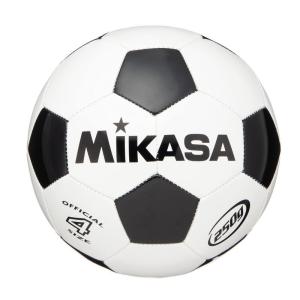 ミカサ(MIKASA) サッカーボール 4号 (小学生用) 約250g ホワイト/ブラック 縫いボール SVC403-WBK 推奨内圧0.3｜lifeshop369