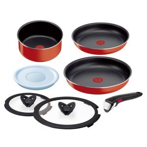 T-fal インジニオ・ネオ パプリカレッド セット7 L15190 ( 7点セット