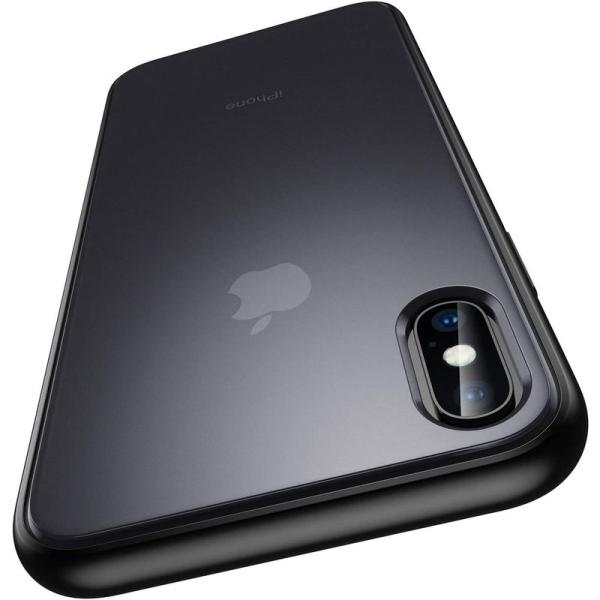 Meifigno iPhone XS ケース/iPhone X ケース 強化ガラスフィルム付き 超耐...