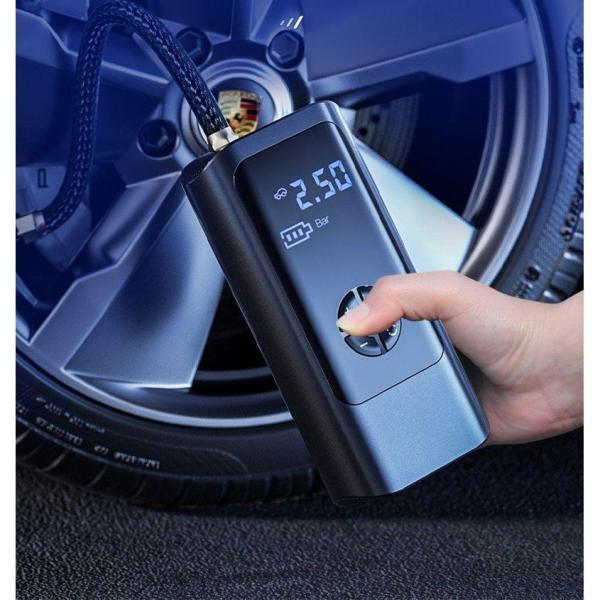 電動空気入れ USB充電式 自転車 バイク 自動車 車 電動ポンプ 自動空気入れ コンパクト ポータ...