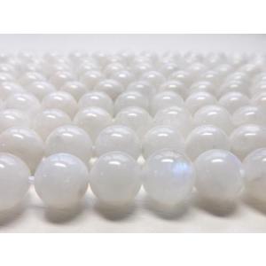 天然石　卸　ムーンストーンA＋　ラウンド　10ｍｍ　１連売り
