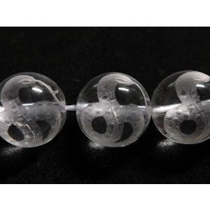 【天然石卸】2013年干支　蛇彫り水晶　素彫り　12ｍｍ 粒売り