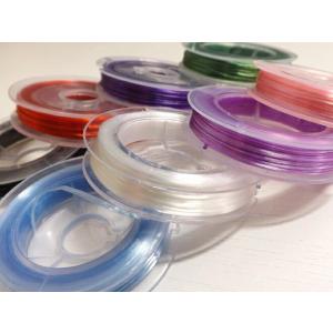 ゲリラセール！メール便ＯＫ！！ブレスレット用　カラーオペロンゴム　10m巻　カラー13種