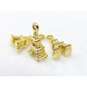 ゲリラセール!エッフェル塔 チャーム ゴールド...の詳細画像1