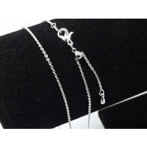 スライドアジャスター付き　ネックレスチェーン　白銀カラー　NO.7