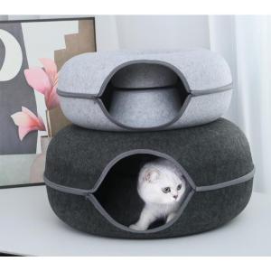 ドーナツ型 キャットトンネル 洗える フエルト製