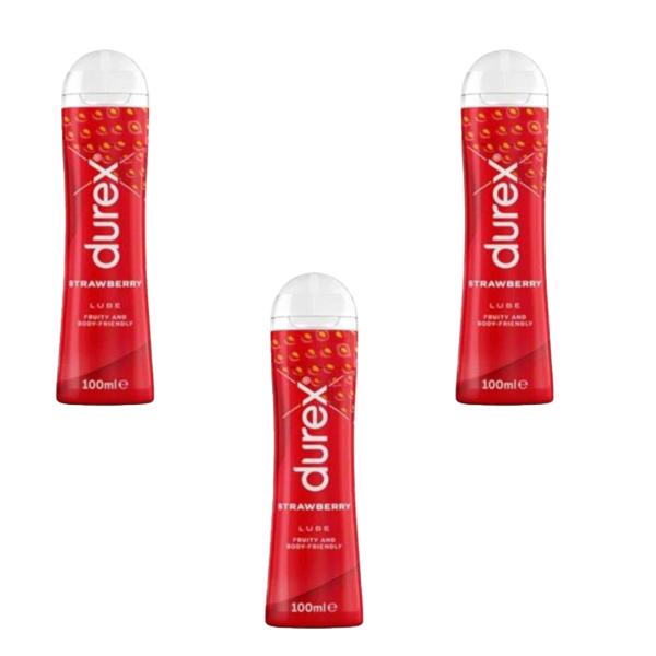 3個セット　デュレックス 潤滑ゼリー ストロベリー 100ml